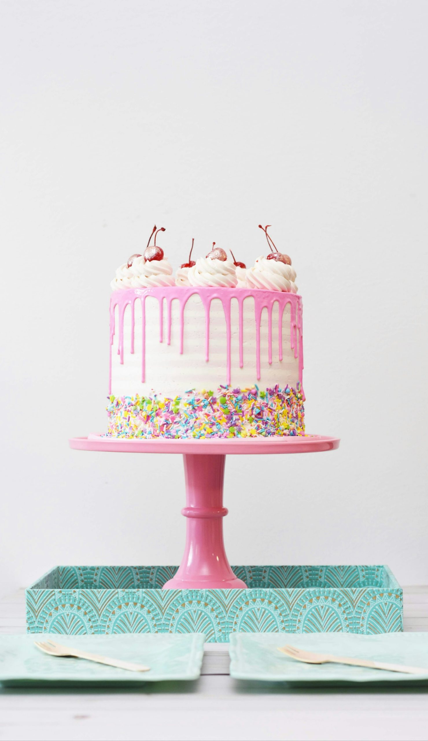 Funfetti Drip Birthday Cake